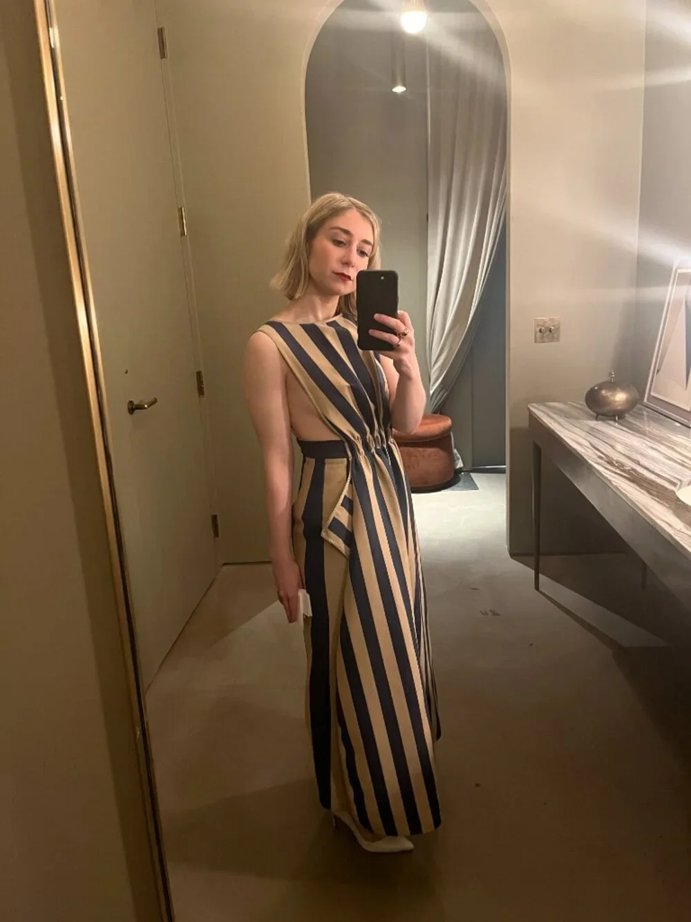FENDI STRIPED LONG DRESS SIZE IT38 - Picture 3 of 4
